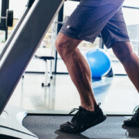 Man on treadmill